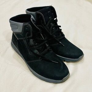 TIMBERLAND Youth Boy’s Men’s Boltero black nubuck boot sneaker Size 5.5 EU 38